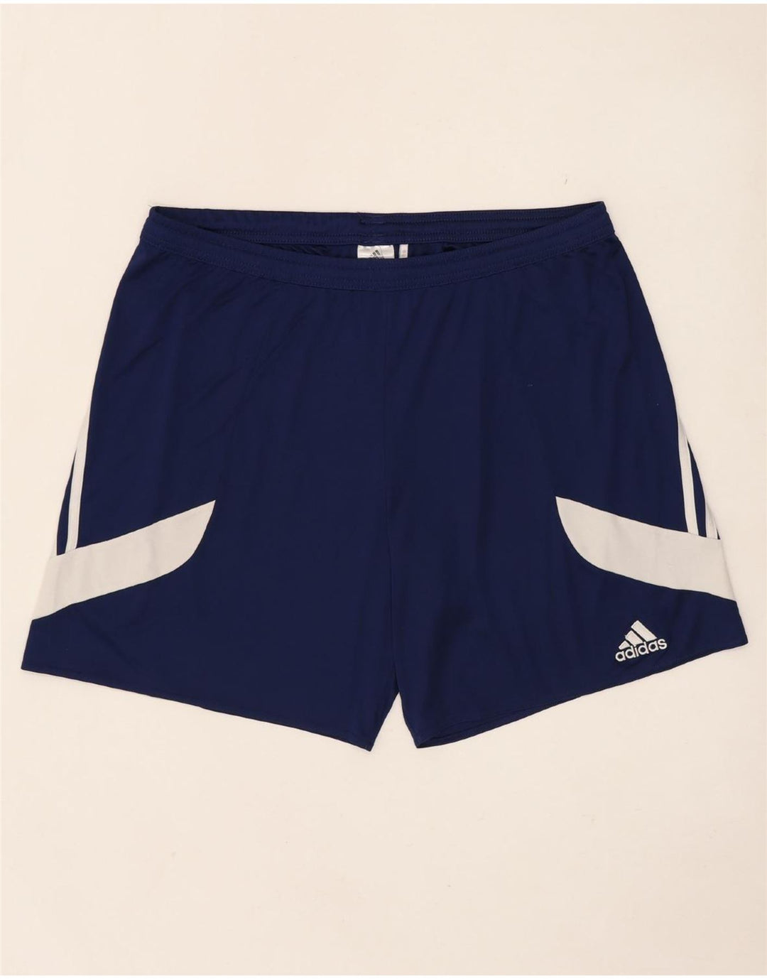 ADIDAS Herre Climalite Sportshorts XL Marineblå Colourblock Polyester