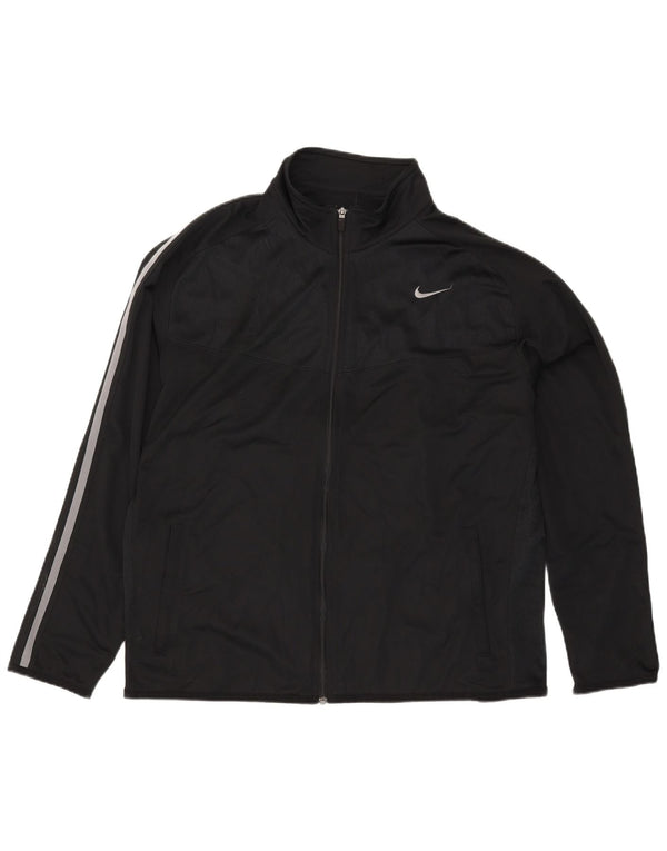 Nike træningsdragt topjakke til mænd 2XL sort polyester