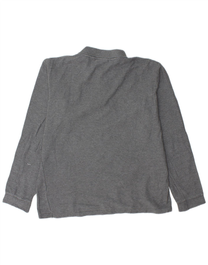 FILA Langærmet Polo Shirt til mænd IT 52 Stor Grå Bomuld