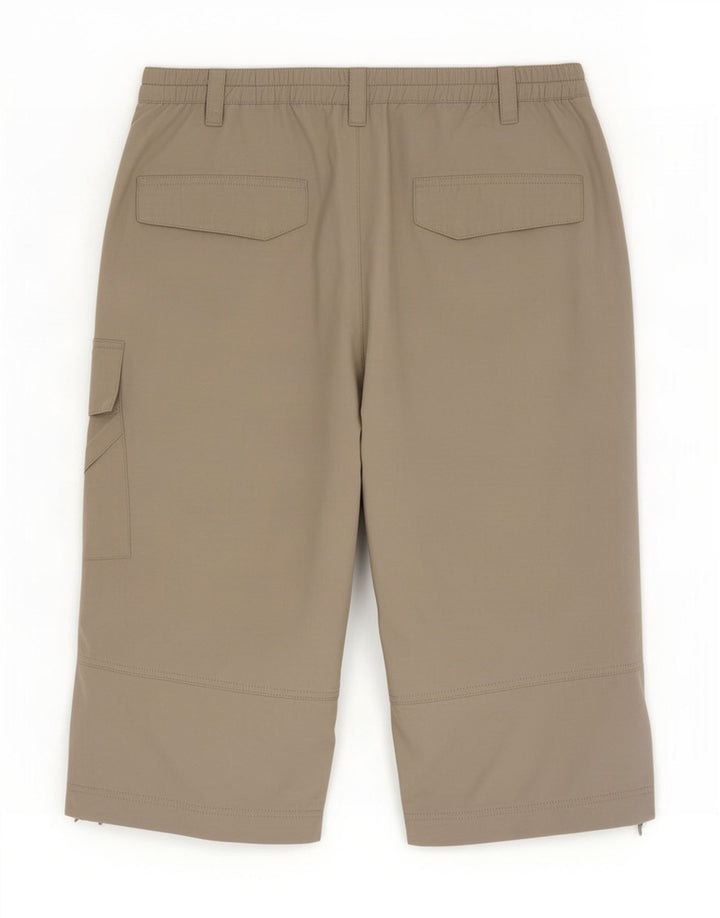 Adidas Herre Cargo Bermuda Shorts Medium W32 Beige Bomuld