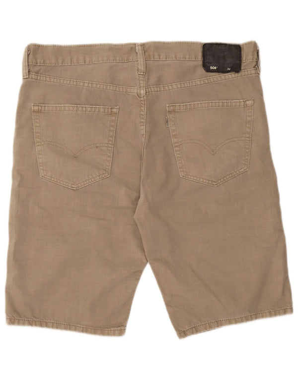 Levi's Herre 508 denimshorts W34 Large Beige Bomuld
