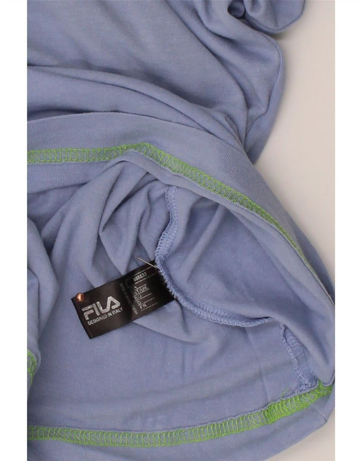 FILA Mens Vest Top Small Blue Cotton Vintage Fila and Second-Hand Fila from Messina Hembry 