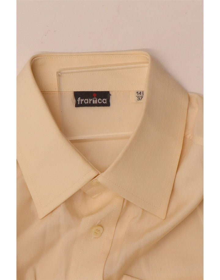 Vintage herreskjorte str. 37 14 1/2 Small Beige