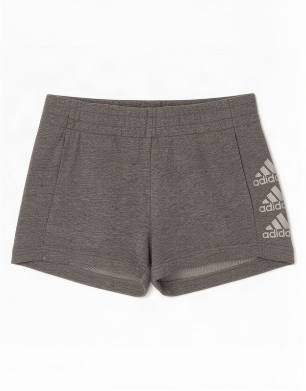 Adidas Graphic Sports Shorts til piger 11-12 år Grå Flecked Bomuld