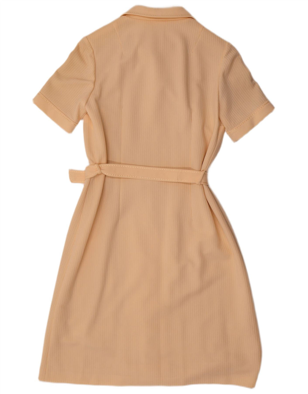 Vintage Dame Polo Dress UK 12 Medium Beige