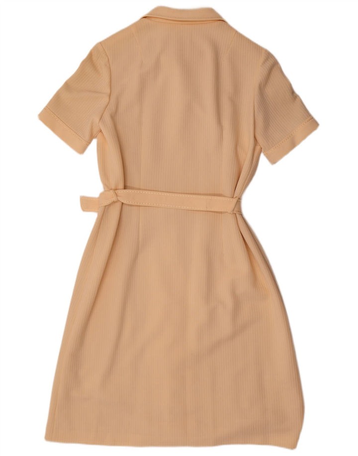 Vintage Dame Polo Dress UK 12 Medium Beige