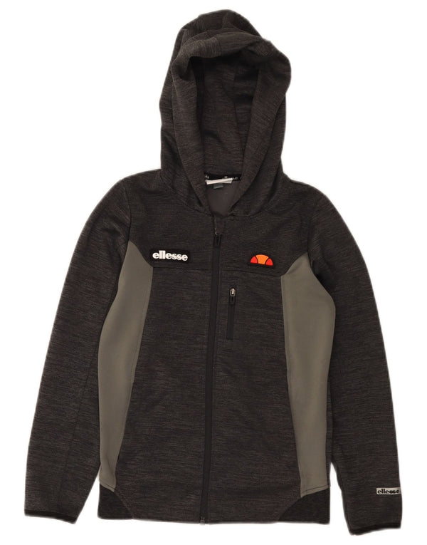 Ellesse Boys Hættetrøje med lynlås 9-10 år Grå Colourblock Polyester