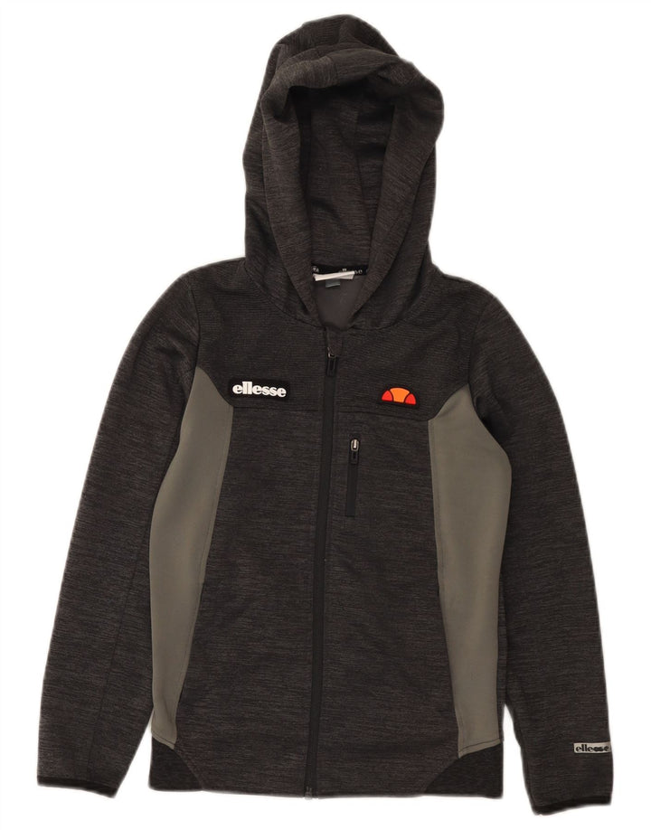 Ellesse Boys Hættetrøje med lynlås 9-10 år Grå Colourblock Polyester