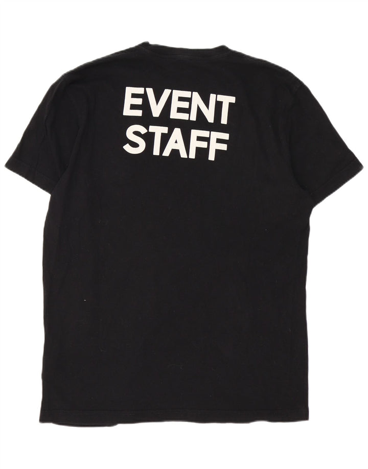 Diesel Herre Grafisk T-Shirt Top XL Sort Bomuld