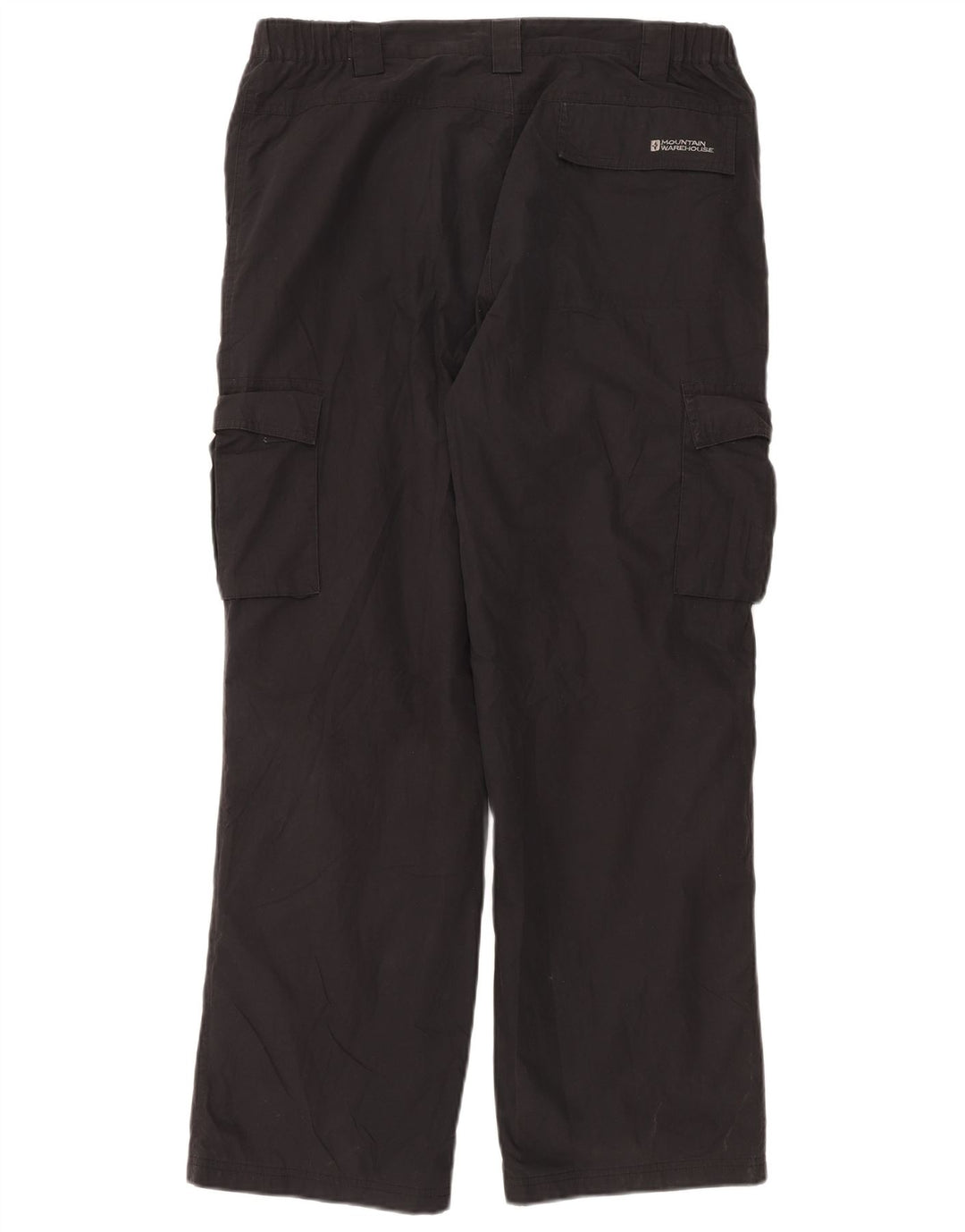 Mountain Warehouse Herre Straight Cargo Bukser W34 L30 Sort Polyester