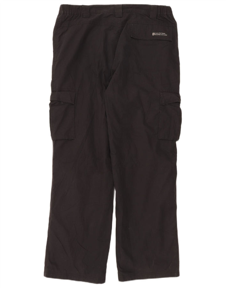 Mountain Warehouse Herre Straight Cargo Bukser W34 L30 Sort Polyester