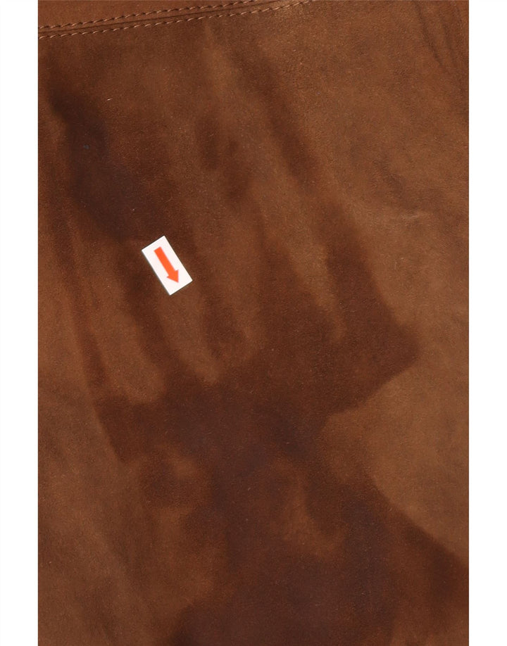 STRONG & FISHER LTD Vintage ruskindsfrakke til kvinder UK 18 XL Brun Klassisk