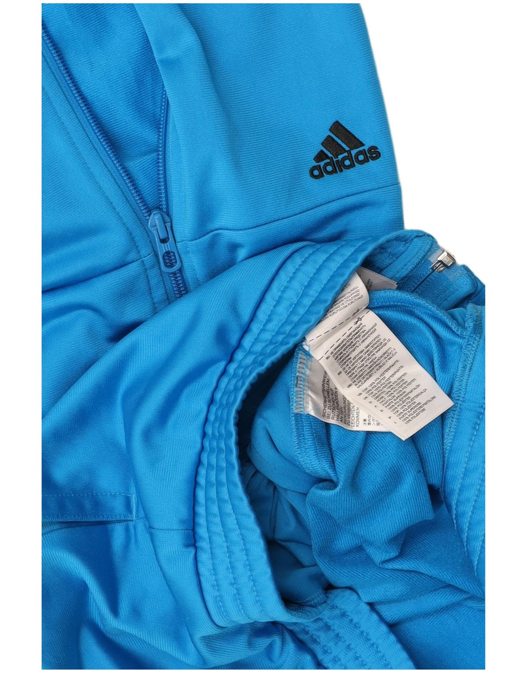ADIDAS Grafisk træningsdragt til mænd, topjakke, lille blå polyester