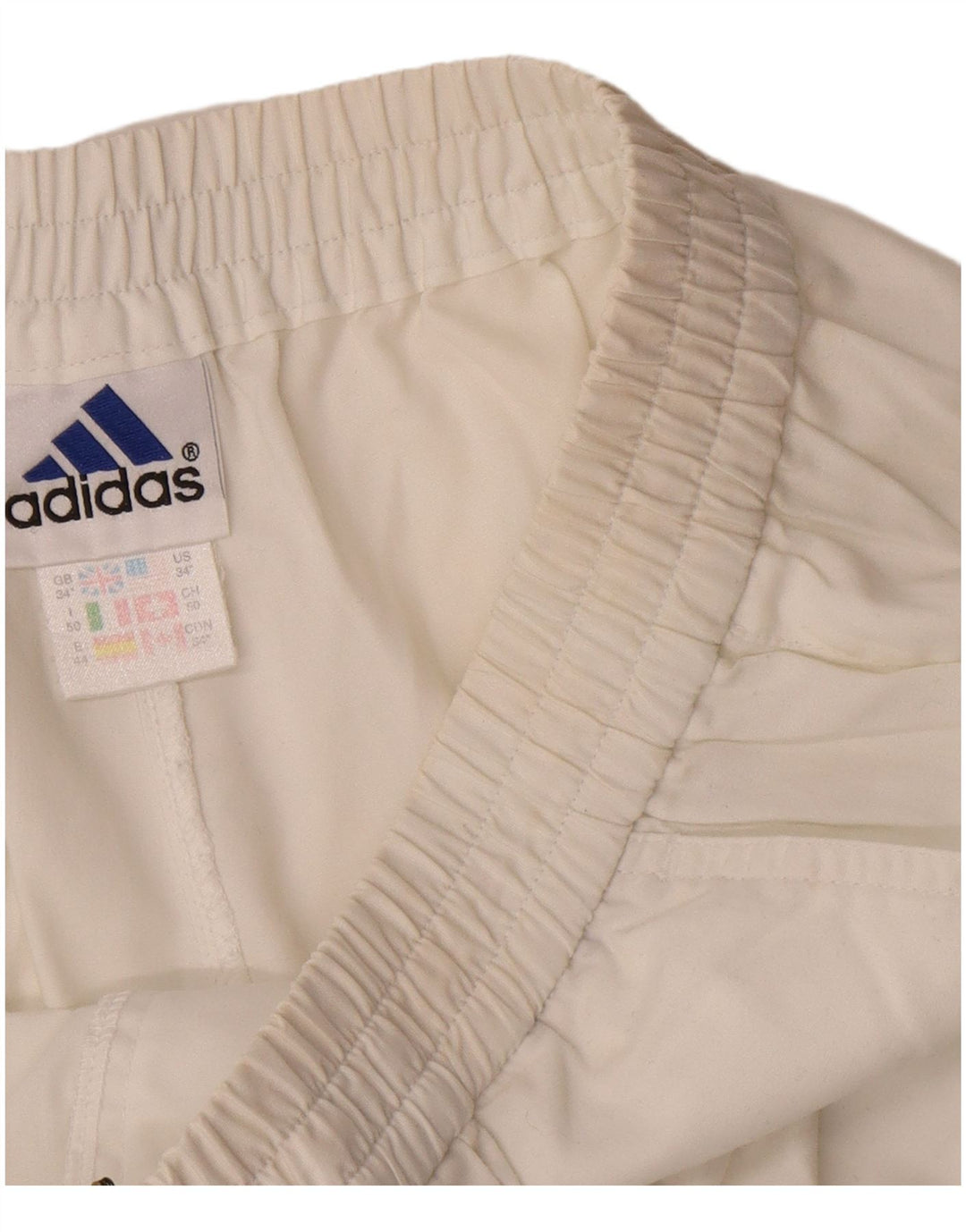 Adidas Chino Shorts til mænd W34 Large White Polyester