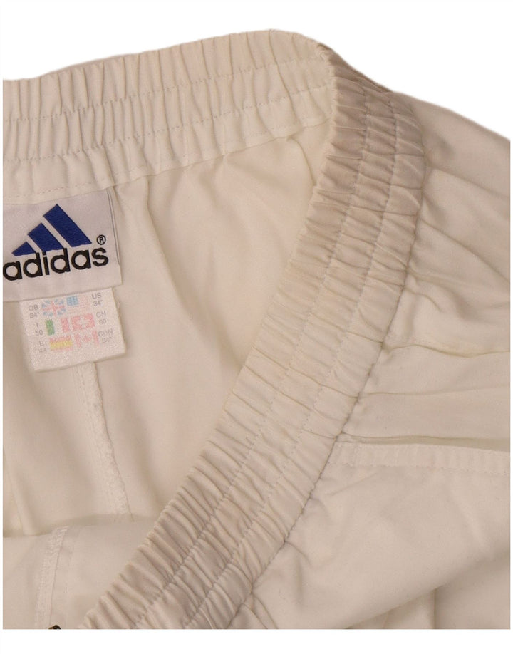 Adidas Chino Shorts til mænd W34 Large White Polyester