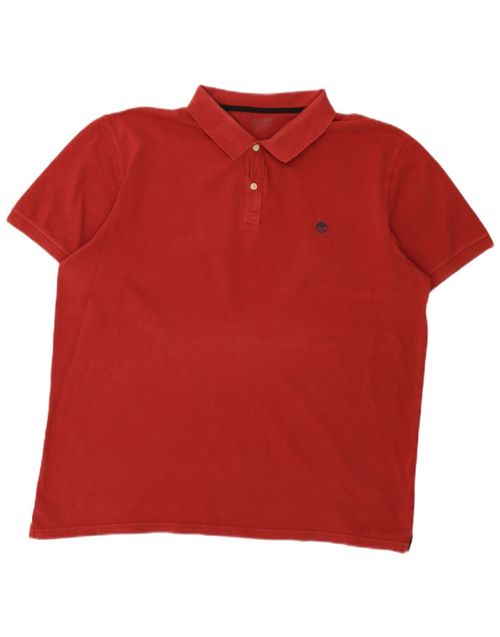 Timberland Herre Slim Fit Polo Shirt 2XL Rød