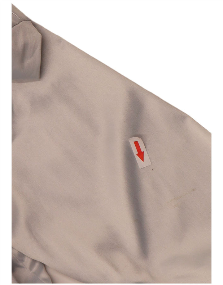 Naracamicie Dameskjortebluse UK 12 Medium Sølv Polyester