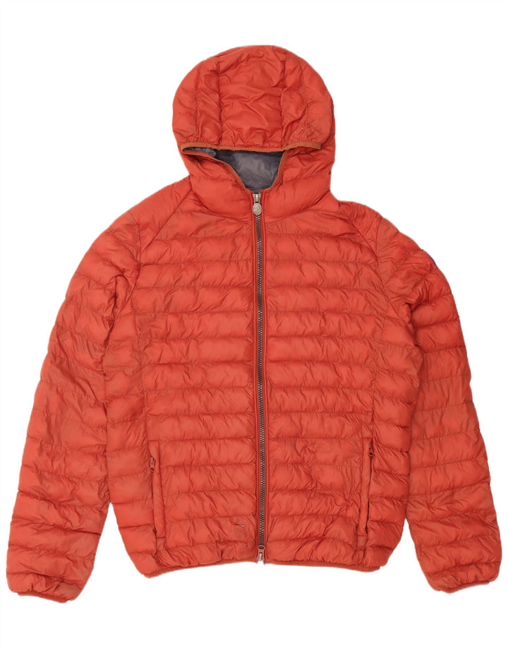 INVICTA Mens Hooded Padded Jacket UK 40 Large Red Polyamide