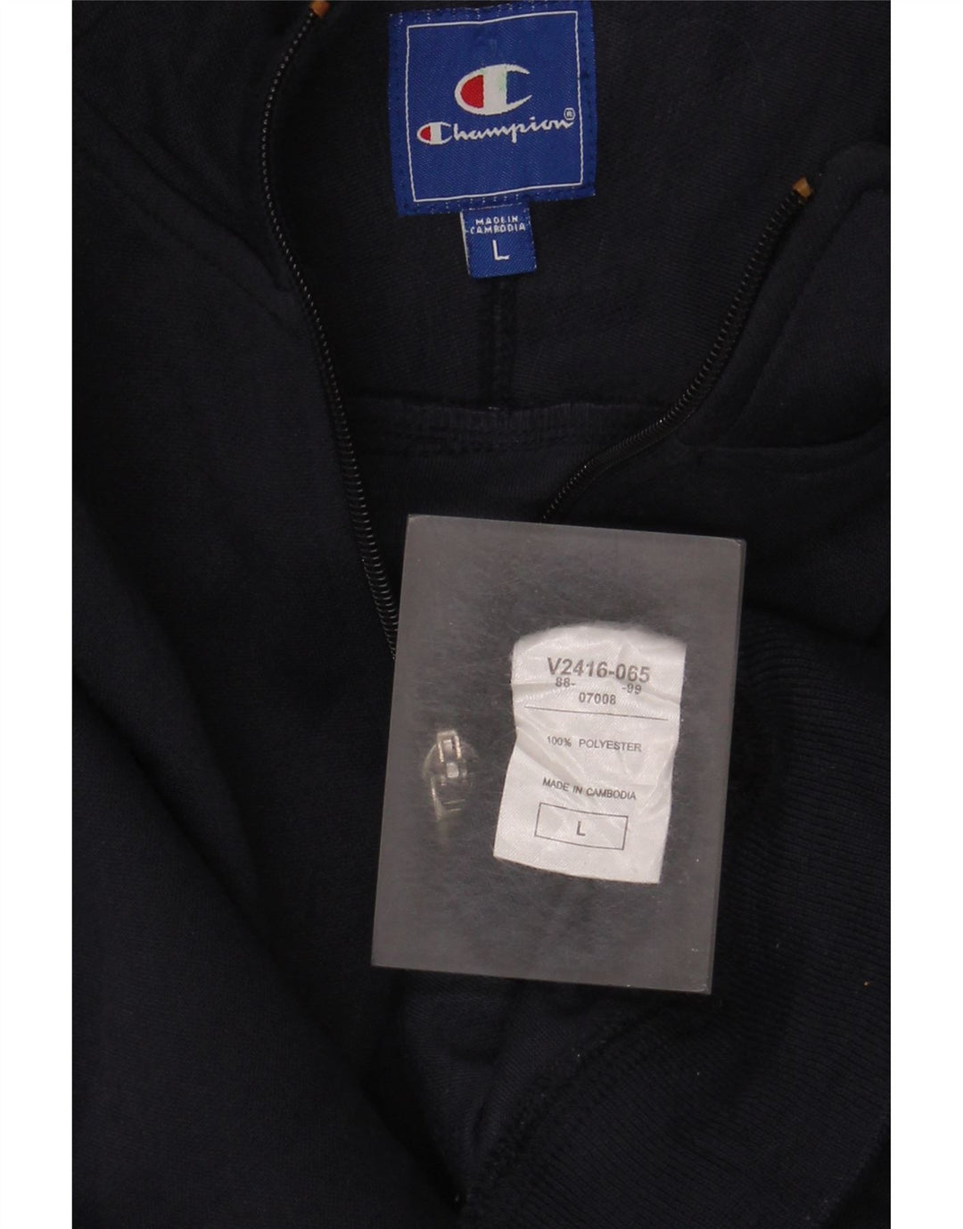 Champion Herre træningsdragt Topjakke Stor marineblå polyester
