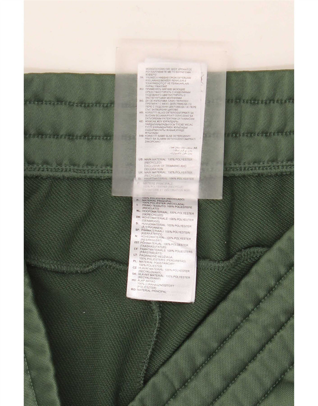 Adidas Træningsdragt til mænd Joggers UK 12/14 Medium Green Polyester