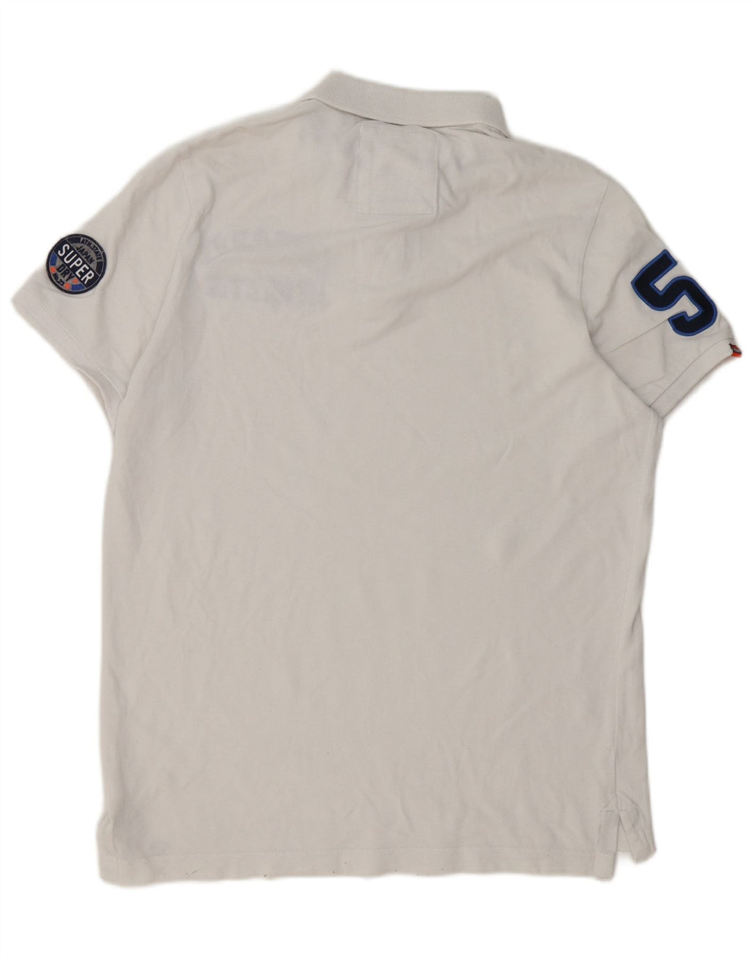 Superdry Grafisk Polo Shirt til mænd 2XL Hvid