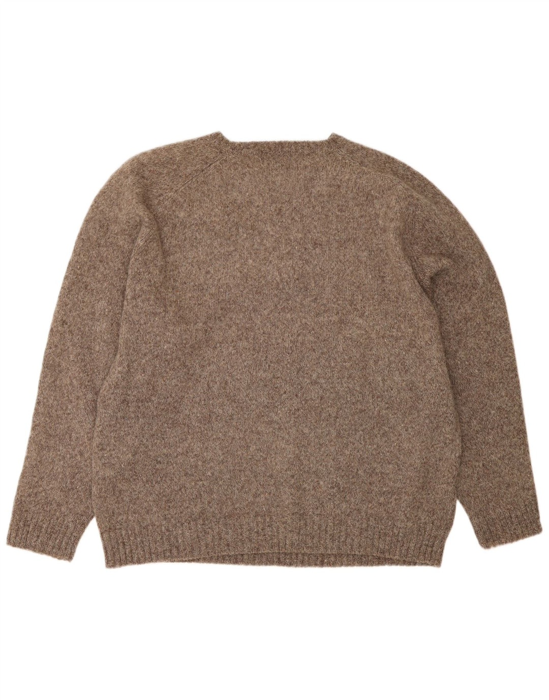 KAPPA Herre trøje med rund hals 2XL Brun Flecked Uld