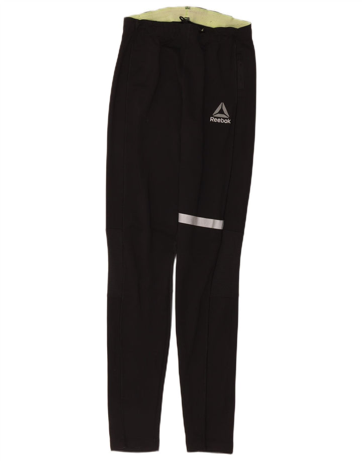 REEBOK Dame Leggings UK 12 Medium Sort