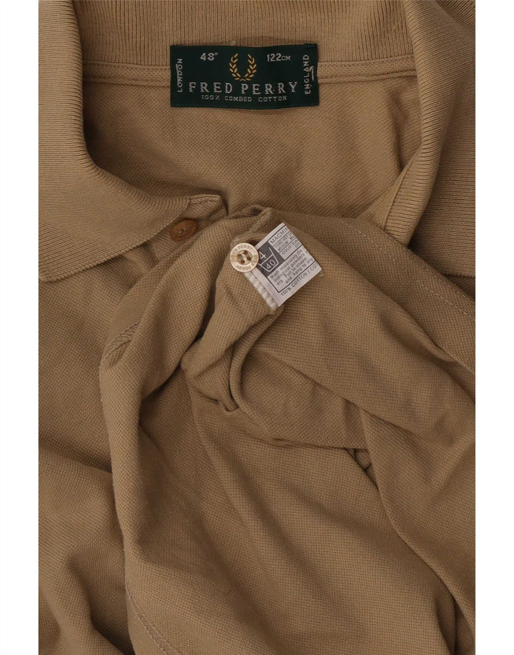 Fred Perry Herre poloshirt Stor Khaki Bomuld