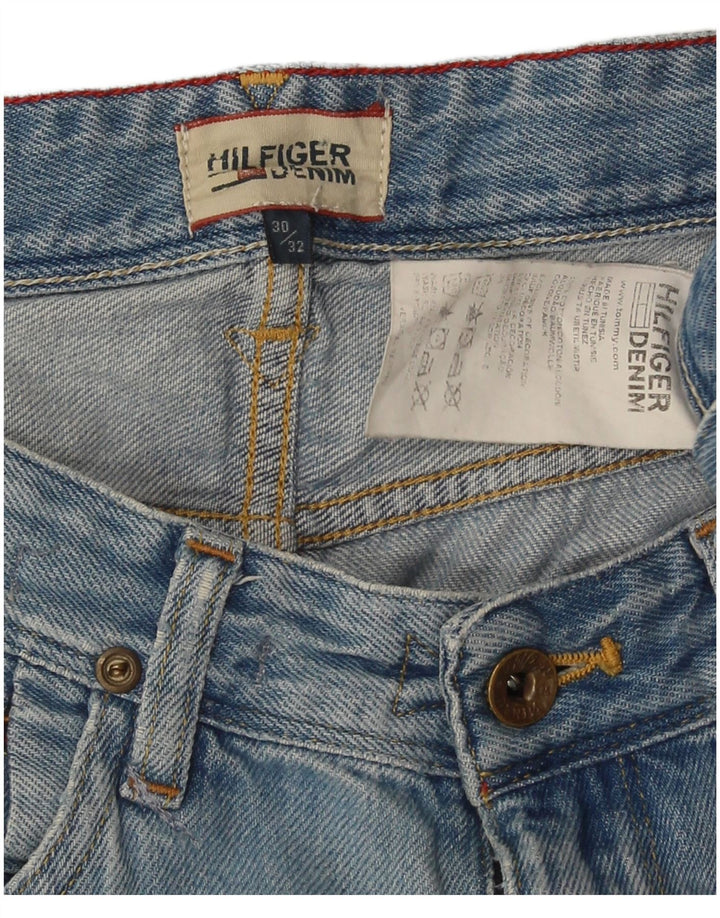 Tommy Hilfiger Dame Slim Jeans W32 L30 Blå Bomuld