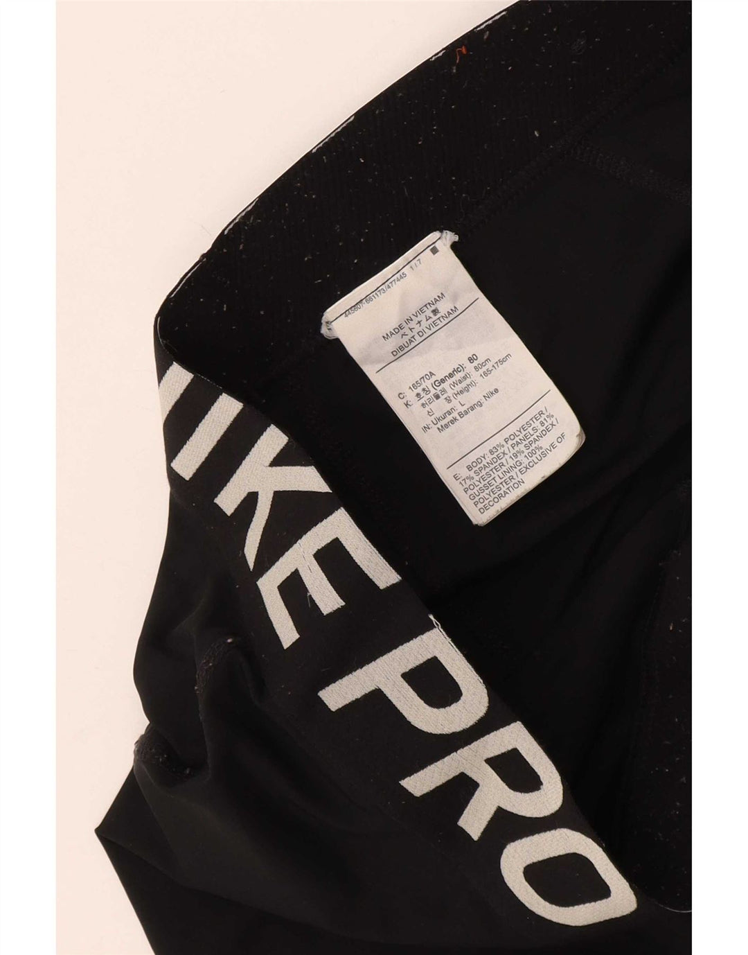 Nike piger grafiske leggings 12-13 år stor sort polyester