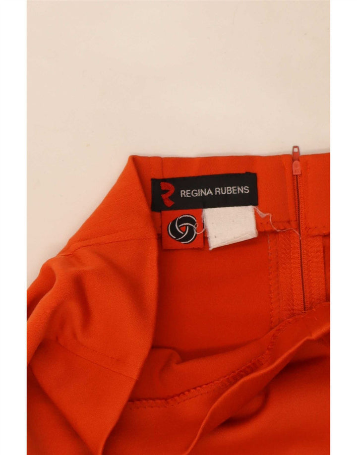 Regina Rubens Dame Mini Pencil Skirt W24 XS Rød