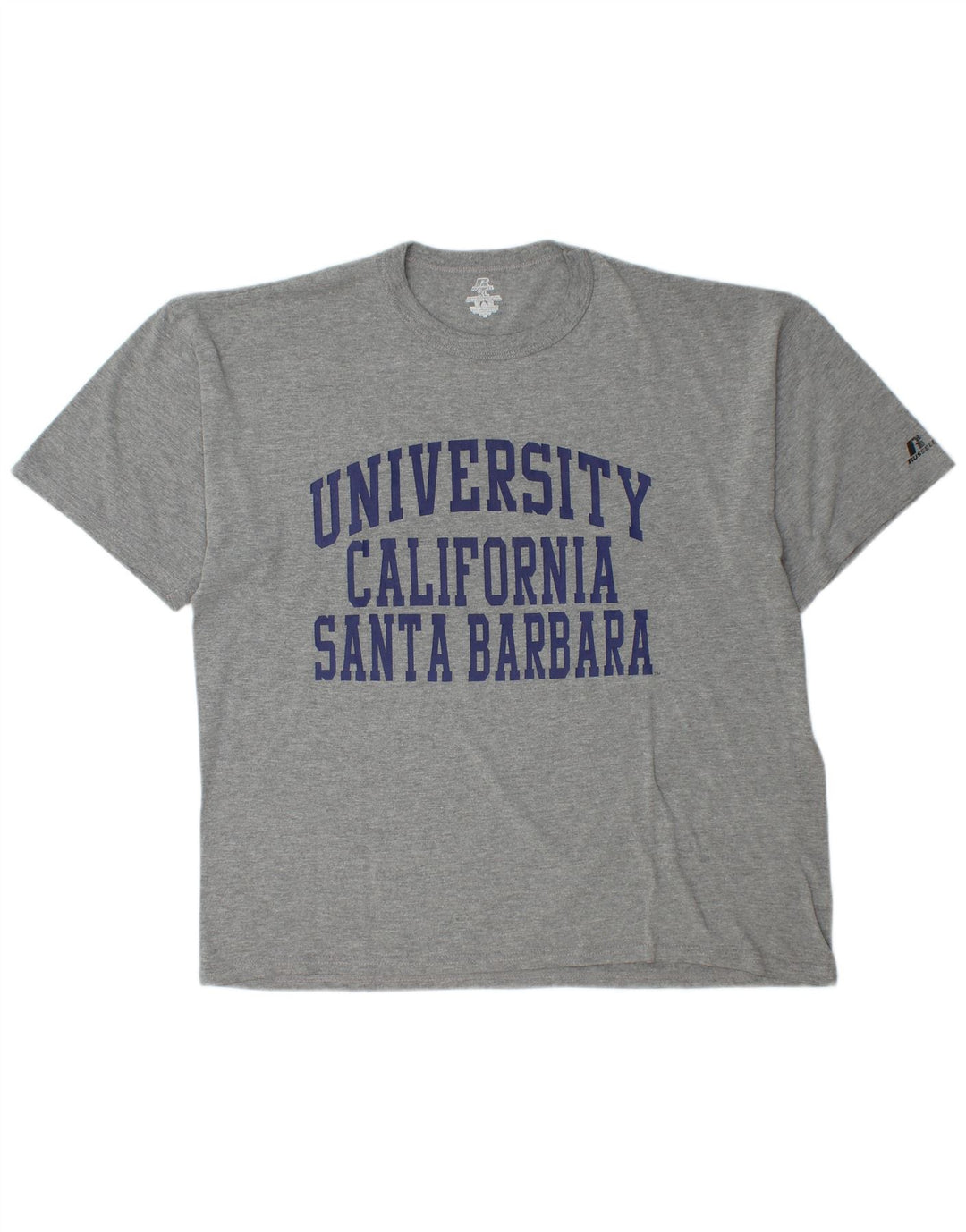 RUSSELL ATHLETIC Herre grafisk T-shirt Top XL Grå Bomuld