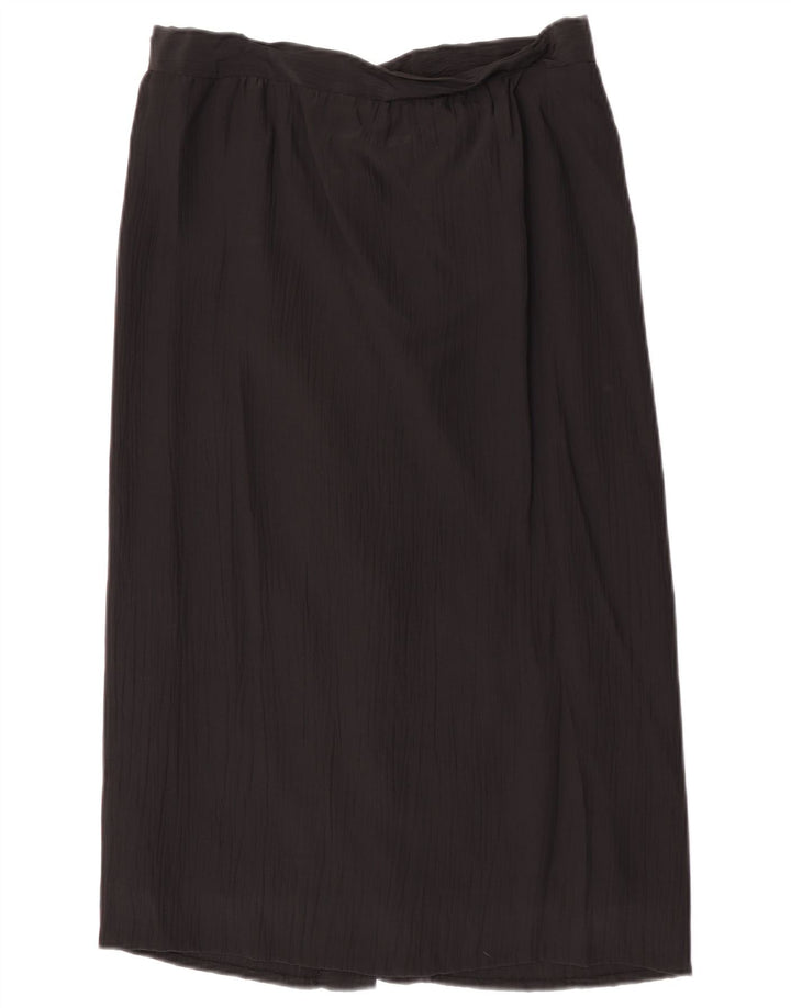 Vintage midi-nederdel til kvinder W30 Medium Black