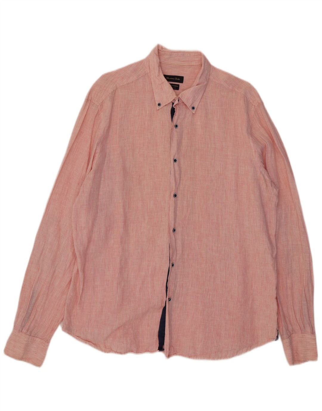 Massimo Dutti Herreskjorte 2XL Pink nålestribe