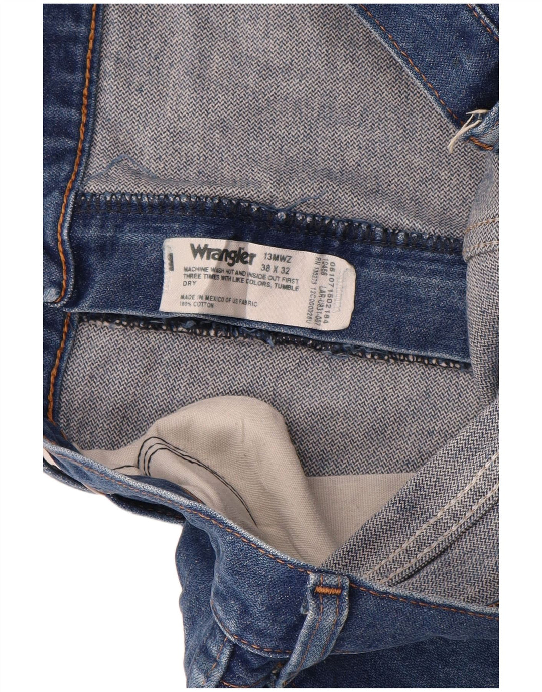 WRANGLER Denimshorts til mænd W38 XL Blå Bomuld