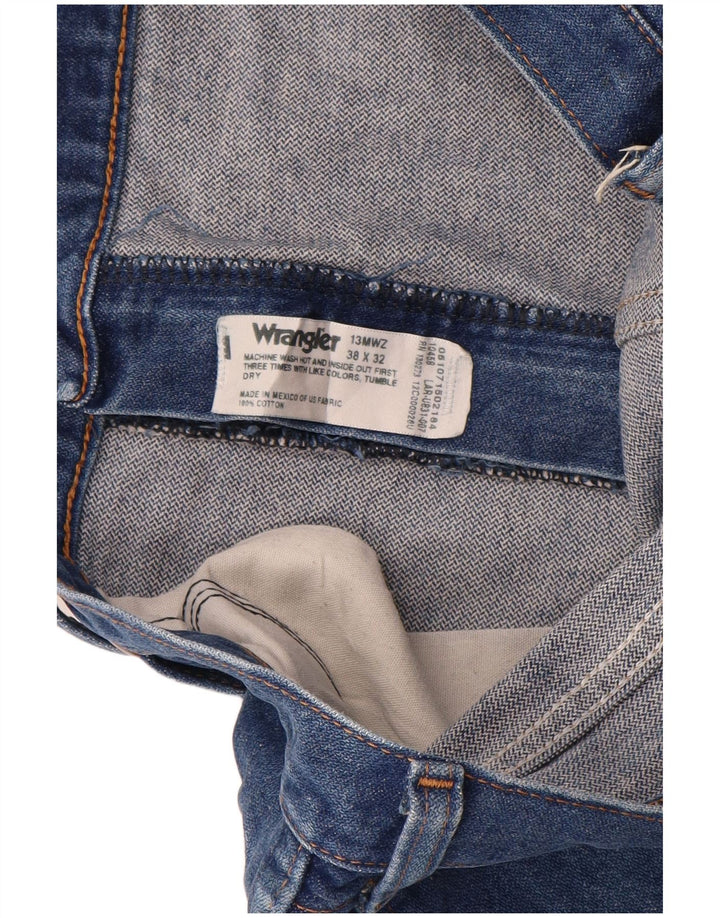 WRANGLER Denimshorts til mænd W38 XL Blå Bomuld