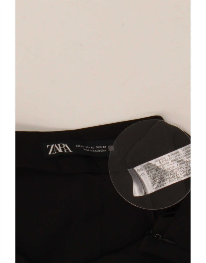 Zara Womens Skort XL W32 Sort Polyester