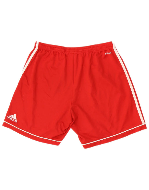 Adidas Herre Graphic Regular Sports Shorts Medium Rød Polyester Sports