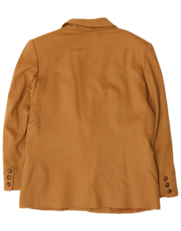 PIACENZA Dame 3-knaps blazerjakke UK 16 Stor Brun