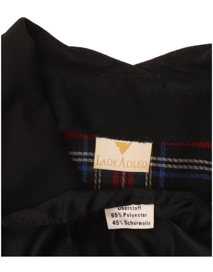 Adler Dameskedekjole UK 16 Stor flerfarvet ternet polyester