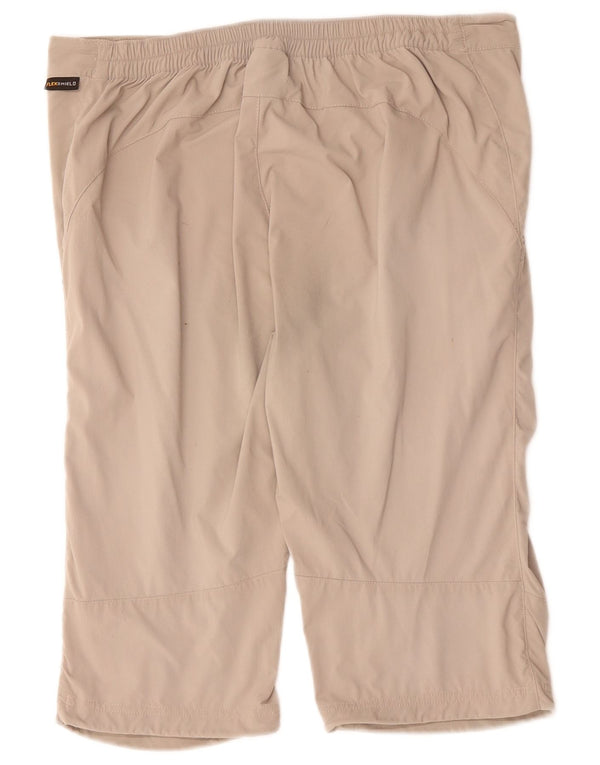 Jack Wolfskin Bermuda-shorts til kvinder UK 12 Medium W34 Khaki Polyamid