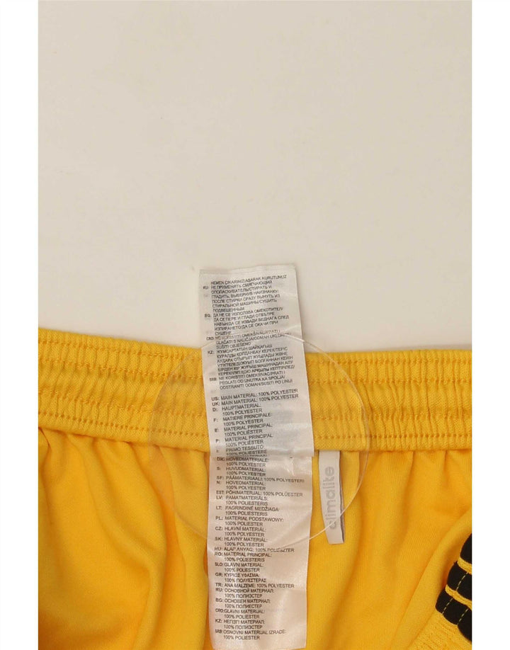 Adidas Herre Climalite Sportshorts store gule polyester