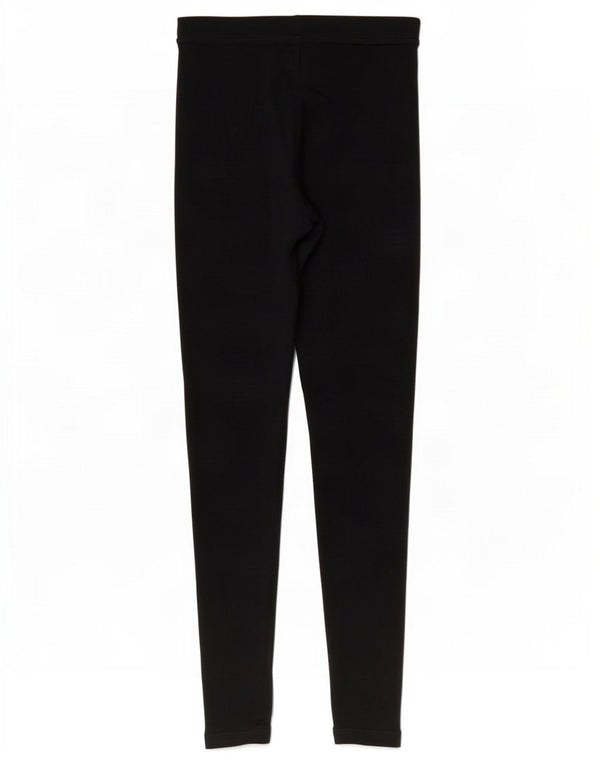 Marks & Spencer Womens Leggings UK 10 Small Black Bomuld