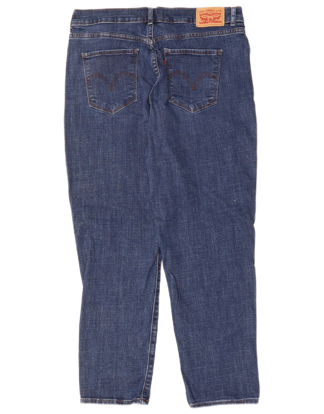 LEVI'S Klassiske Capri Jeans til kvinder W29 L26 Blå Bomuld