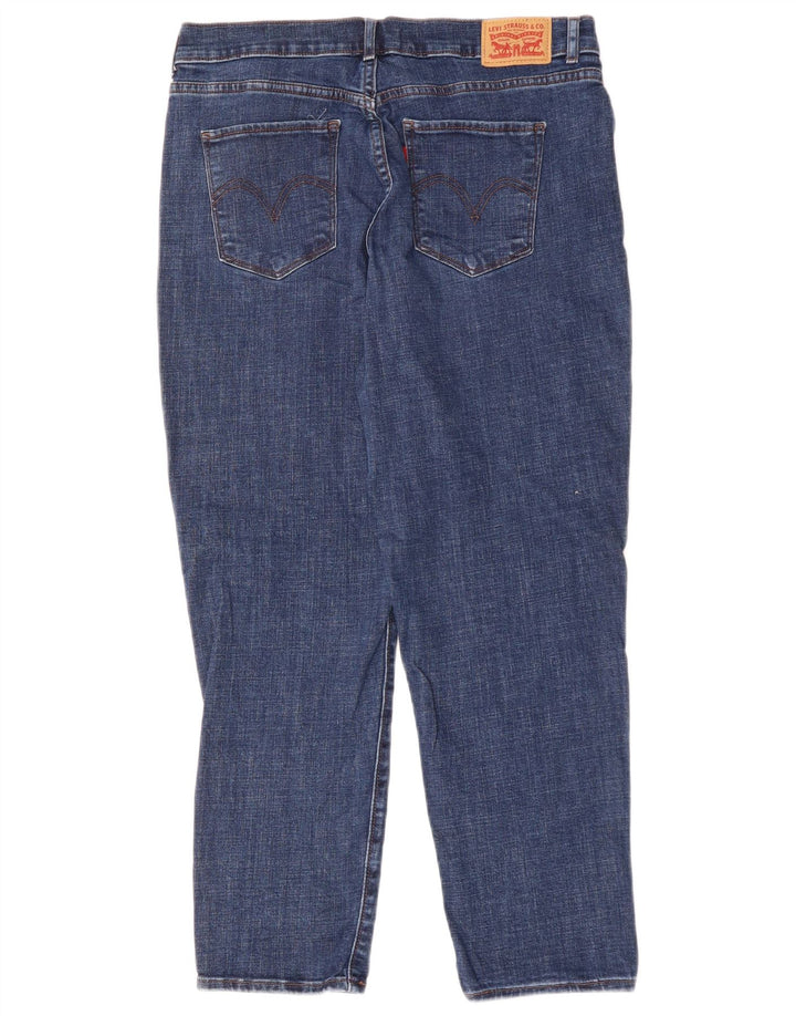 LEVI'S Klassiske Capri Jeans til kvinder W29 L26 Blå Bomuld