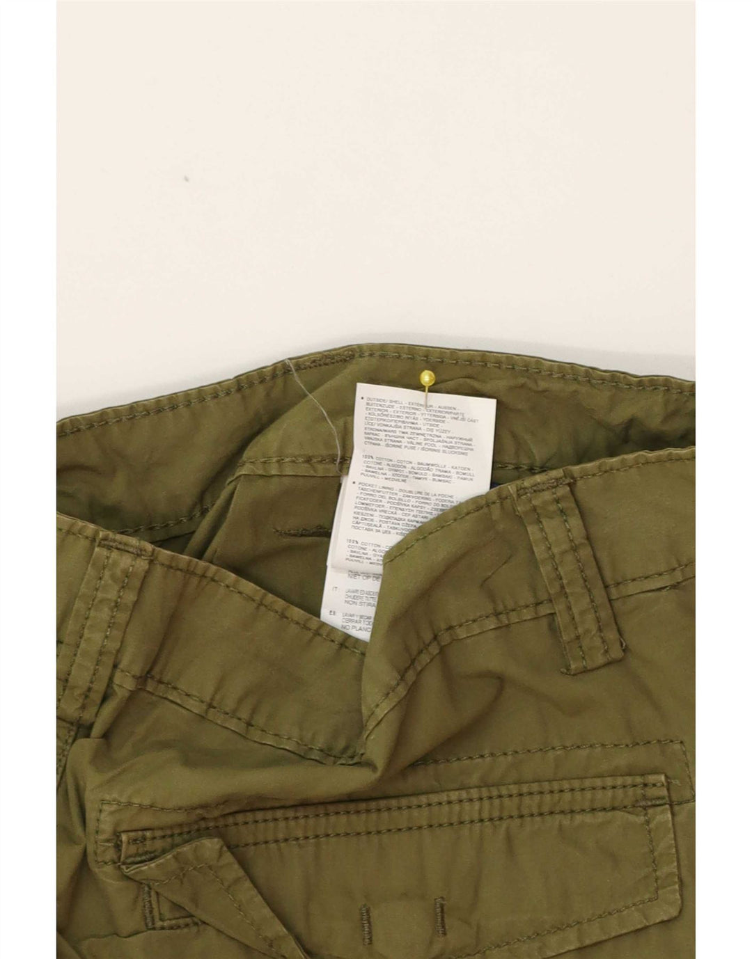 Napapijri Herre Cargo Shorts W34 Large Green Bomuld