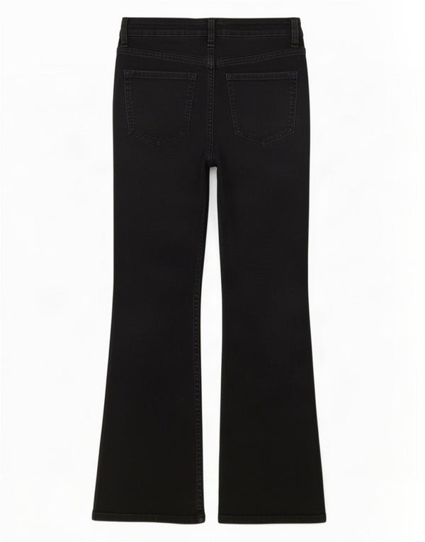 Marks & Spencer Womens The Eva Bootcut Jeans UK 8 Small W26 L27 Black