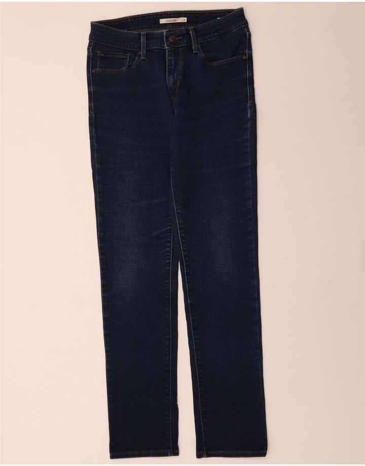 LEVI'S Dame Mid Rise Skinny Jeans US 8 Medium W28 L30 Blå Bomuld