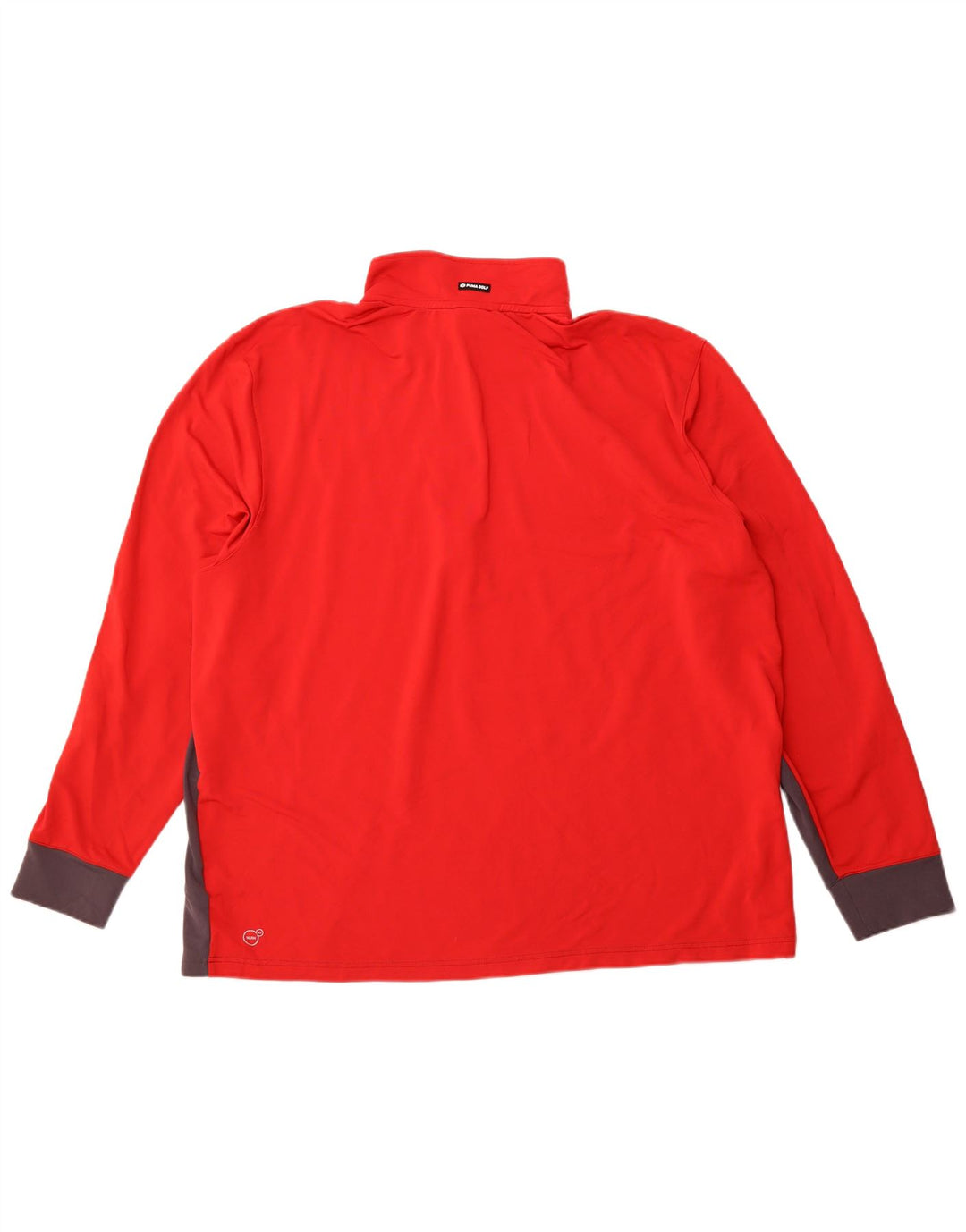 PUMA Herre Zip Neck Pullover Træningsdragt Top 3XL Grå Colourblock Polyester