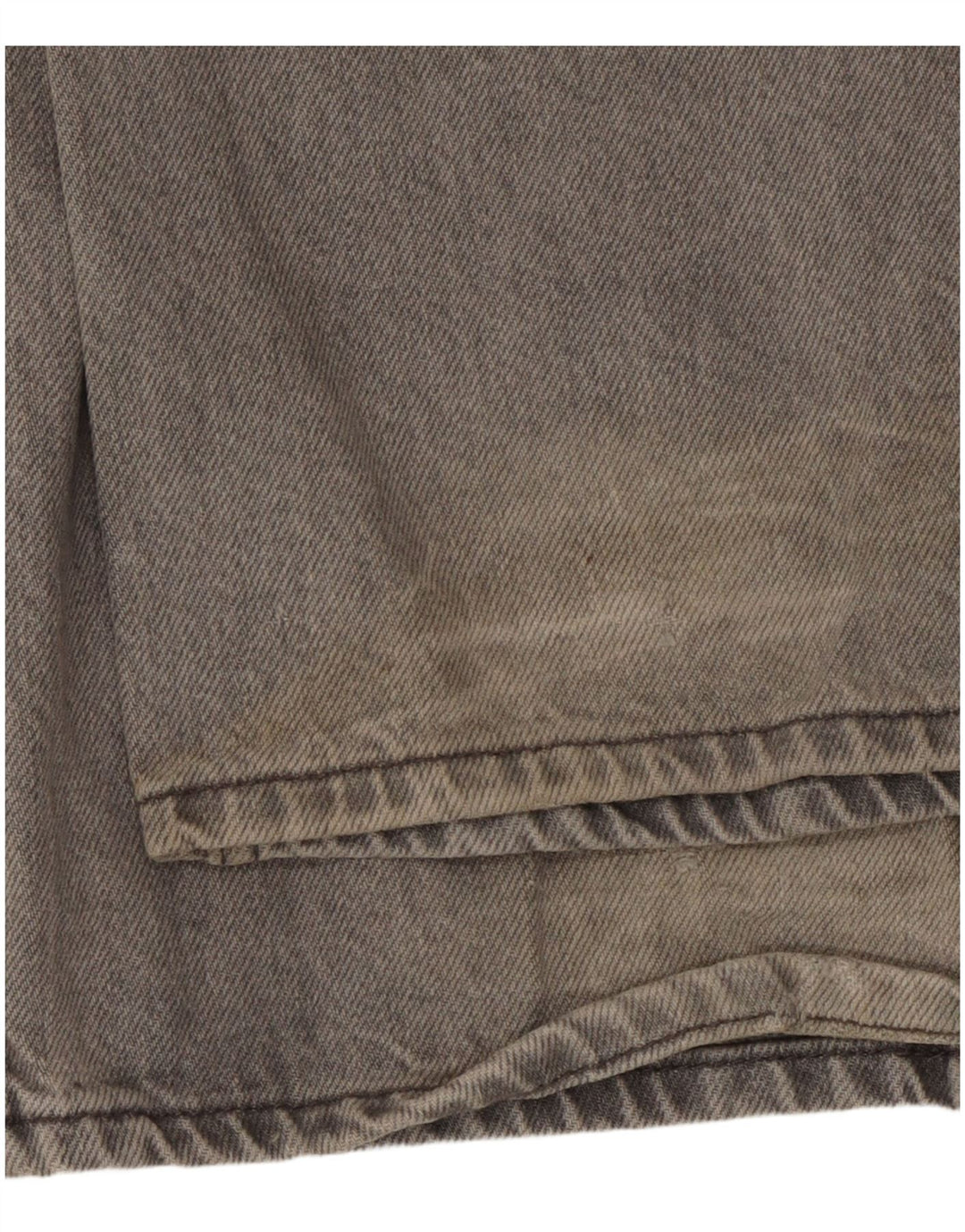 Zara Dame Jeans med brede ben EU 38 Medium W28 L33 Grå Bomuld